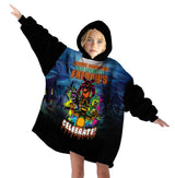 Custom Personalized Halloween Snug Oversized Wearable Hoodie Blanket