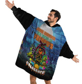 Custom Personalized Halloween Snug Oversized Wearable Hoodie Blanket