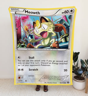 Meowth XY Series Blanket