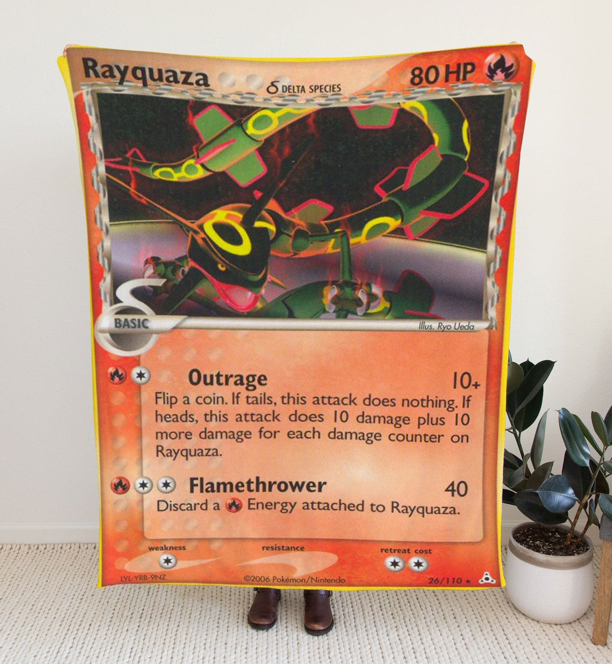 Rayquaza EX Series Blanket