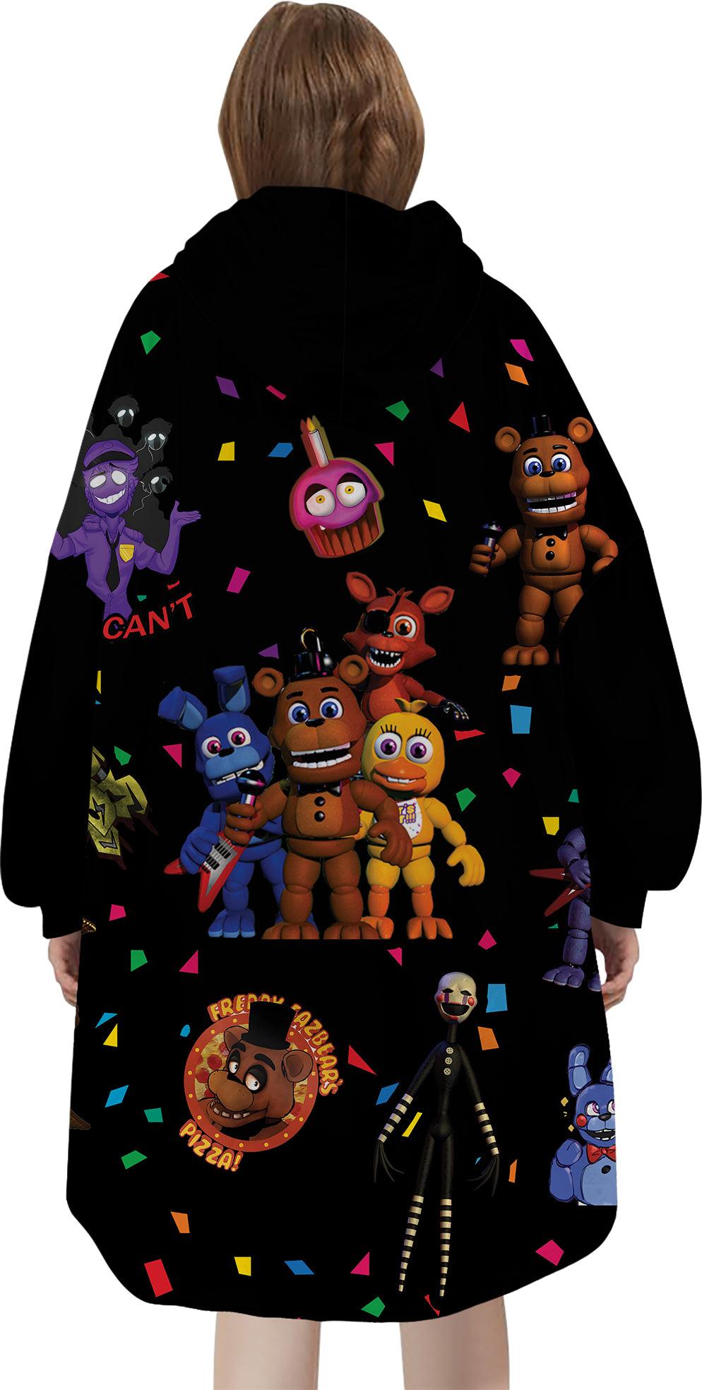 Custom Personalized Halloween Snug Oversized Wearable Hoodie Blanket