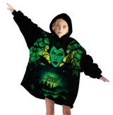 Custom Personalized Halloween Snug Oversized Wearable Hoodie Blanket