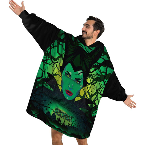 Custom Personalized Halloween Snug Oversized Wearable Hoodie Blanket