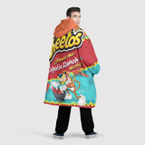 Custom Personalized American Snack Snug Oversized Wearable Hoodie Blanket