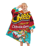 Custom Personalized American Snack Snug Oversized Wearable Hoodie Blanket