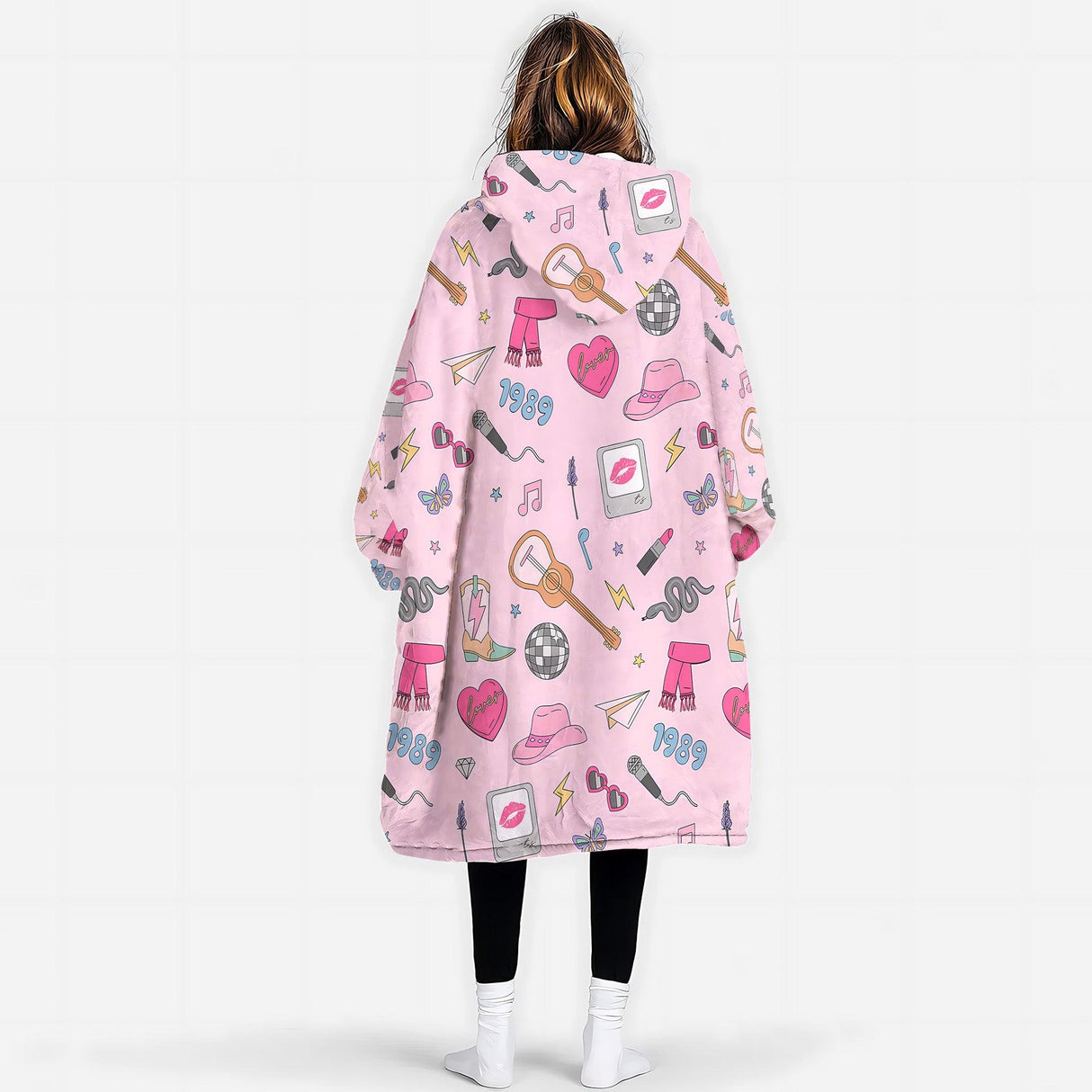 Personalized Country Pop Music Star Era Western Cute Desert Snug Oversized Wearable Hoodie Blanket