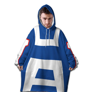 Personalized Snug Oversized Sherpa Wearable UA Gym Clothing My Hero Academia Hoodie Blanket