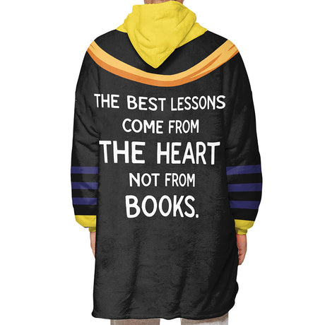 Personalized Snug Oversized Sherpa Wearable Assassination Classroom Hoodie Blanket