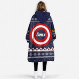 Personalized Super Heroes Snug Oversized Wearable Hoodie Blanket