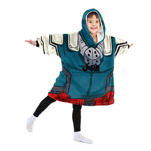 Personalized Snug Oversized Sherpa Wearable My Hero Academia Hoodie Blanket