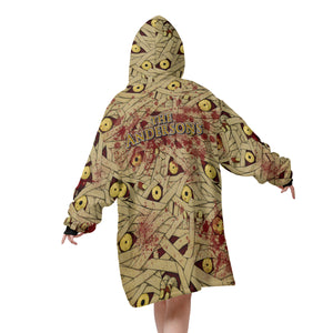Personalized Snug Oversized Sherpa Wearable Halloween The Mummy Returns Hoodie Blanket