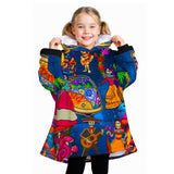 Custom Personalized Halloween Snug Oversized Wearable Hoodie Blanket