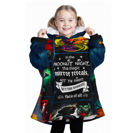 Custom Personalized Halloween Snug Oversized Wearable Hoodie Blanket