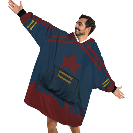 Personalized Snug Oversized Sherpa Wearable Simon Tengen Toppa Gurren Lagann Hoodie Blanket