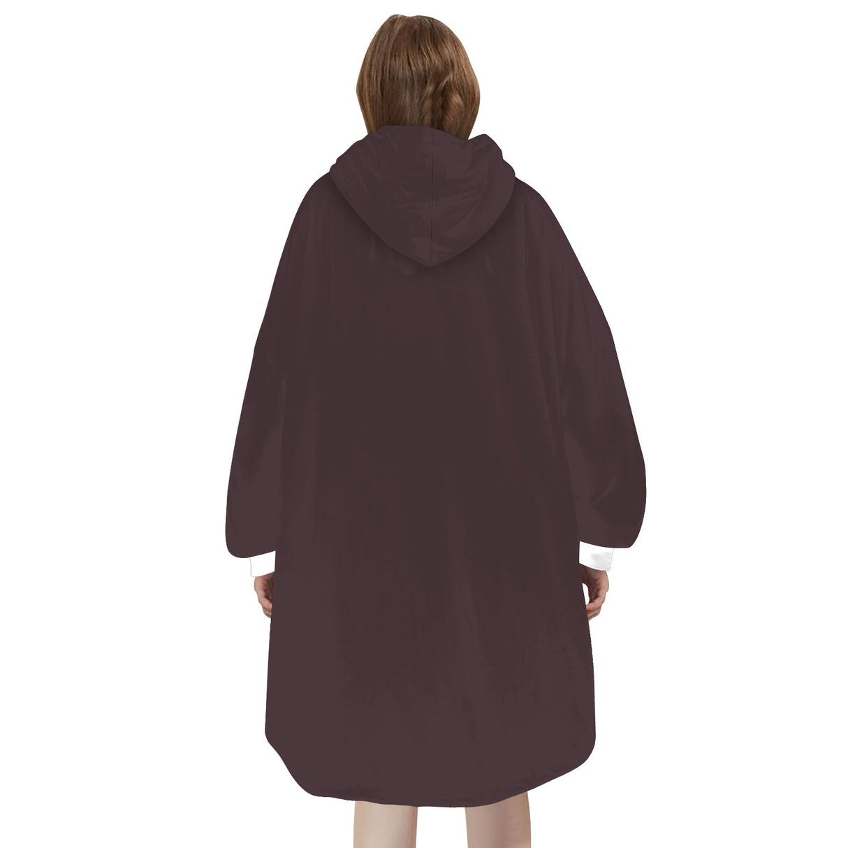 Personalized Snug Oversized Sherpa Wearable Demon Slayer Nezuko Hoodie Blanket
