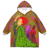 Custom Personalized Halloween Snug Oversized Wearable Hoodie Blanket