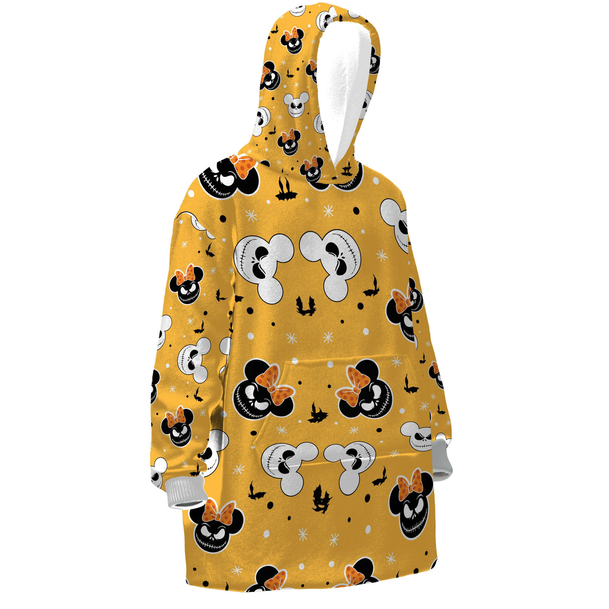 Custom Personalized Cartoon Mouse Halloween Snug Oversized Wearable Hoodie Blanket