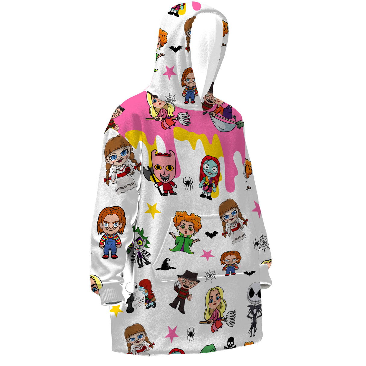Personalized Snug Oversized Sherpa Wearable Halloween Coffee Sanderson Sisters Hoodie Blanket