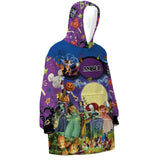 Custom Personalized Halloween Snug Oversized Wearable Hoodie Blanket