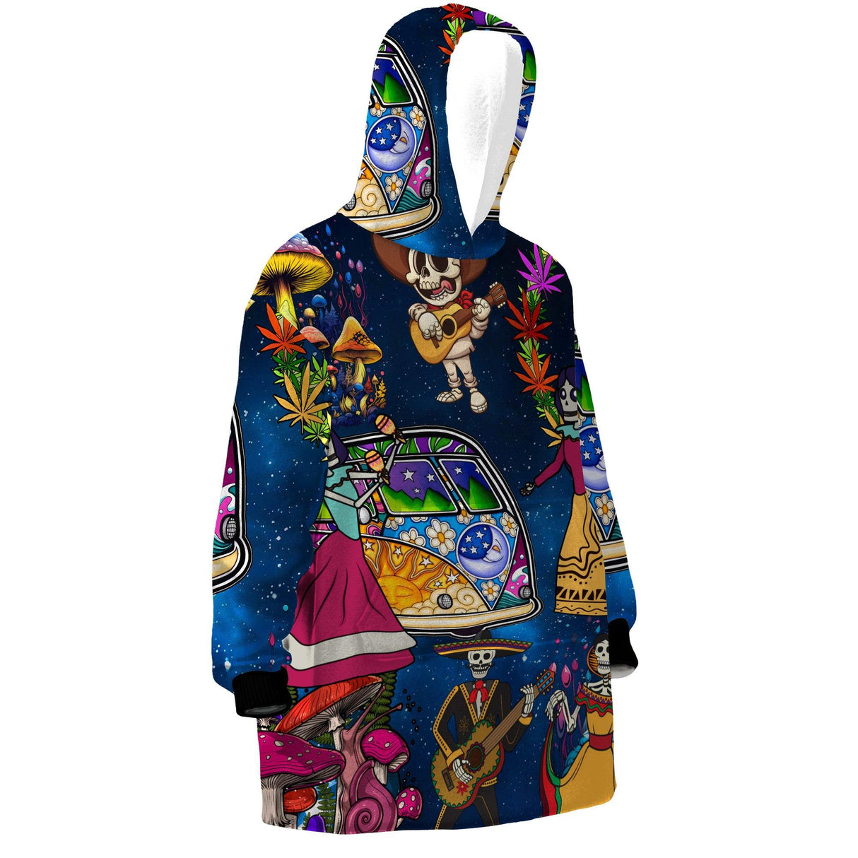 Custom Personalized Halloween Snug Oversized Wearable Hoodie Blanket