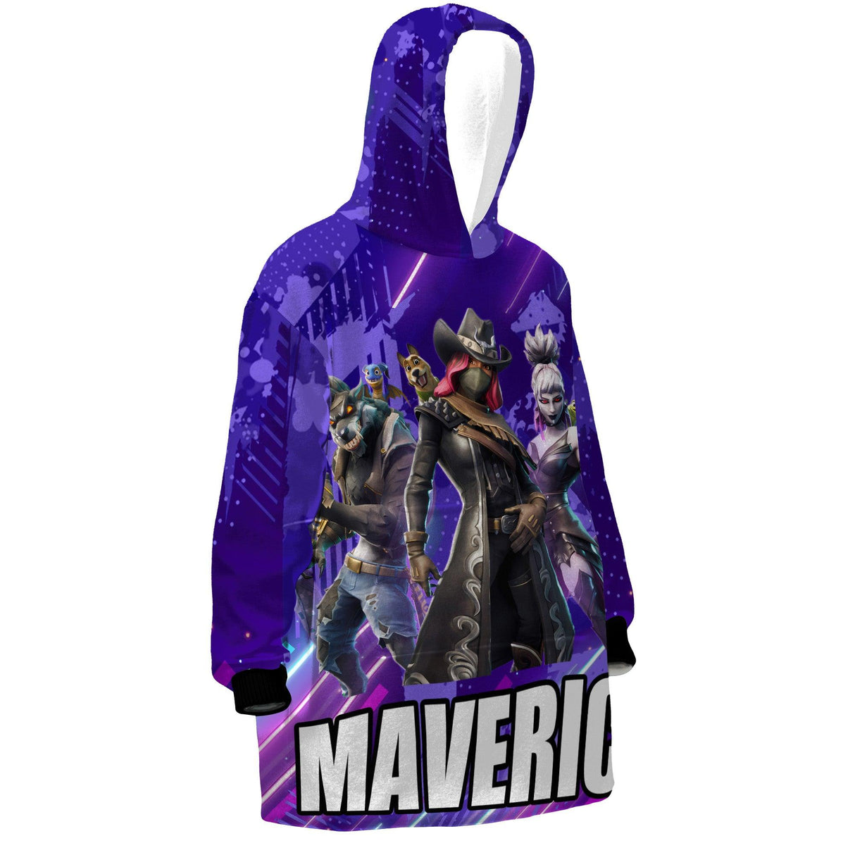 Custom Personalized Halloween Snug Oversized Wearable Hoodie Blanket