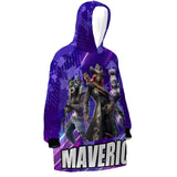 Custom Personalized Halloween Snug Oversized Wearable Hoodie Blanket