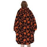 Custom Personalized Halloween Spooky Scifi Galaxy Snug Oversized Wearable Hoodie Blanket