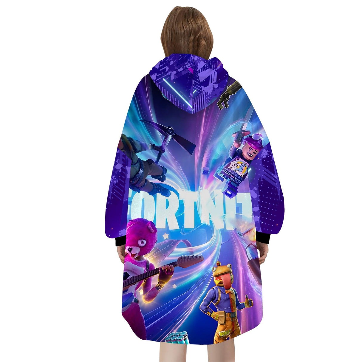 Custom Personalized Halloween Snug Oversized Wearable Hoodie Blanket