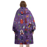 Personalized Villains Halloween Snug Oversized Wearable Hoodie Blanket