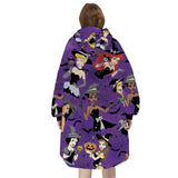 Custom Personalized Halloween Snug Oversized Wearable Hoodie Blanket