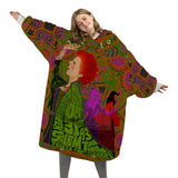 Custom Personalized Halloween Snug Oversized Wearable Hoodie Blanket