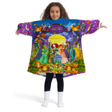 Custom Personalized Halloween Snug Oversized Wearable Hoodie Blanket