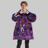 Personalized Villains Halloween Snug Oversized Wearable Hoodie Blanket