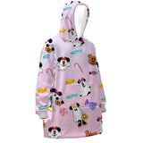 Personalized Magical Halloween Magic Mouse Snug Oversized Wearable Hoodie Blanket