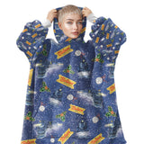 Personalized Believe Polar Express Snug Oversized Wearable Hoodie Blanket