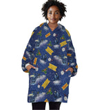 Personalized Believe Polar Express Snug Oversized Wearable Hoodie Blanket