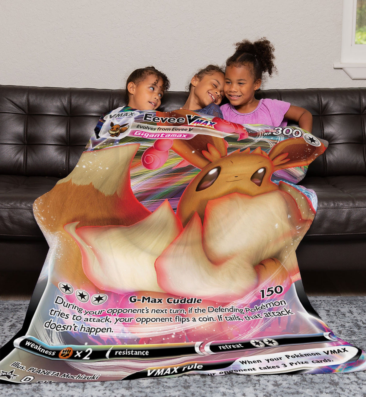 Custom Eevee VMAX Sword & Shield Series Blanket