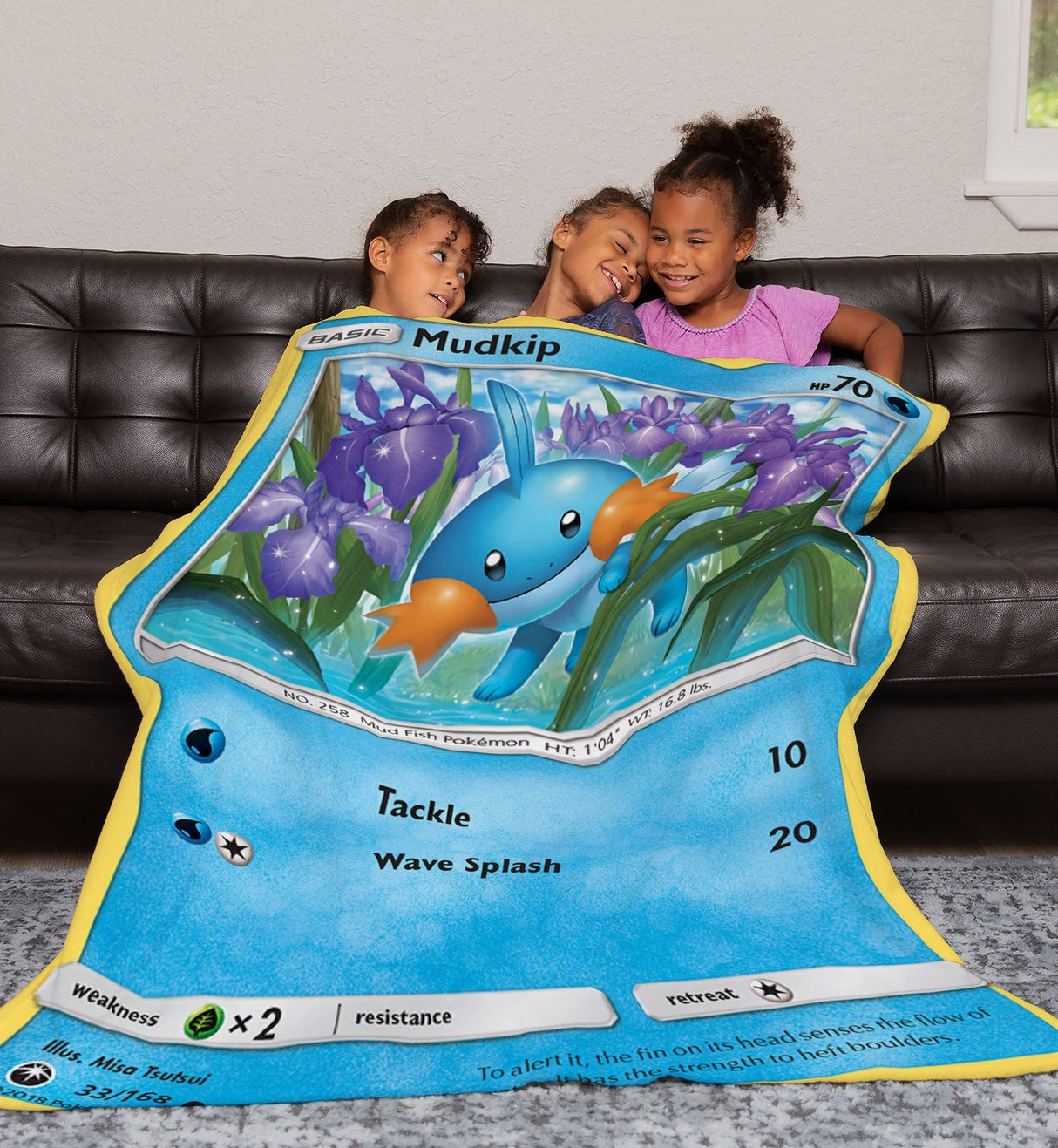 Mudkip Sun & Moon Series Blanket