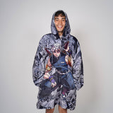 Personalizable Custom Tengen Oversized Sherpa Hoodie Blanket