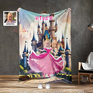 Sleeping Beauty 2 Blanket Custom | Custom Girl Princess Aurora Blanket