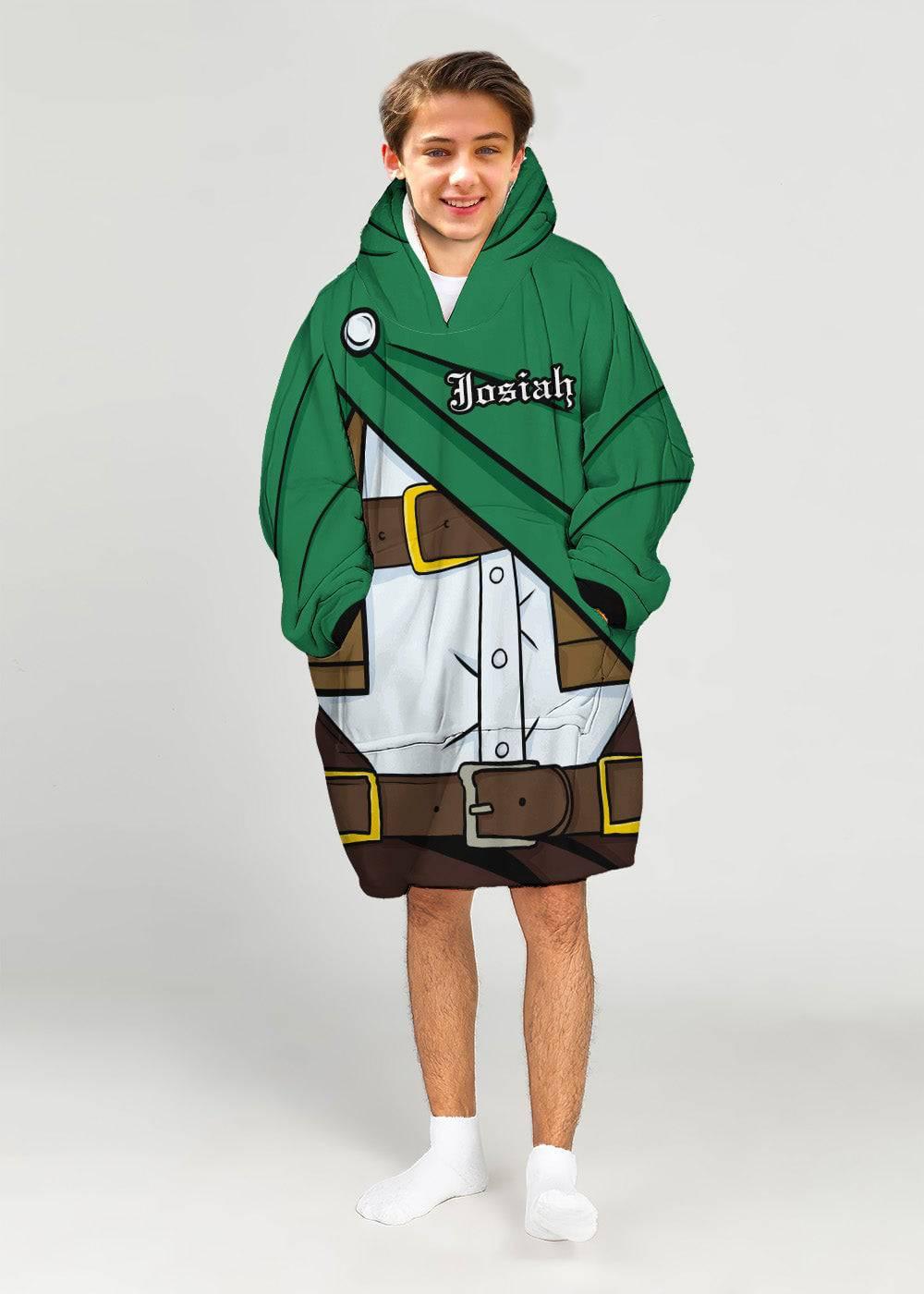 Personalized Attack On Titan Snug Oversized Wearable Hoodie Blanket