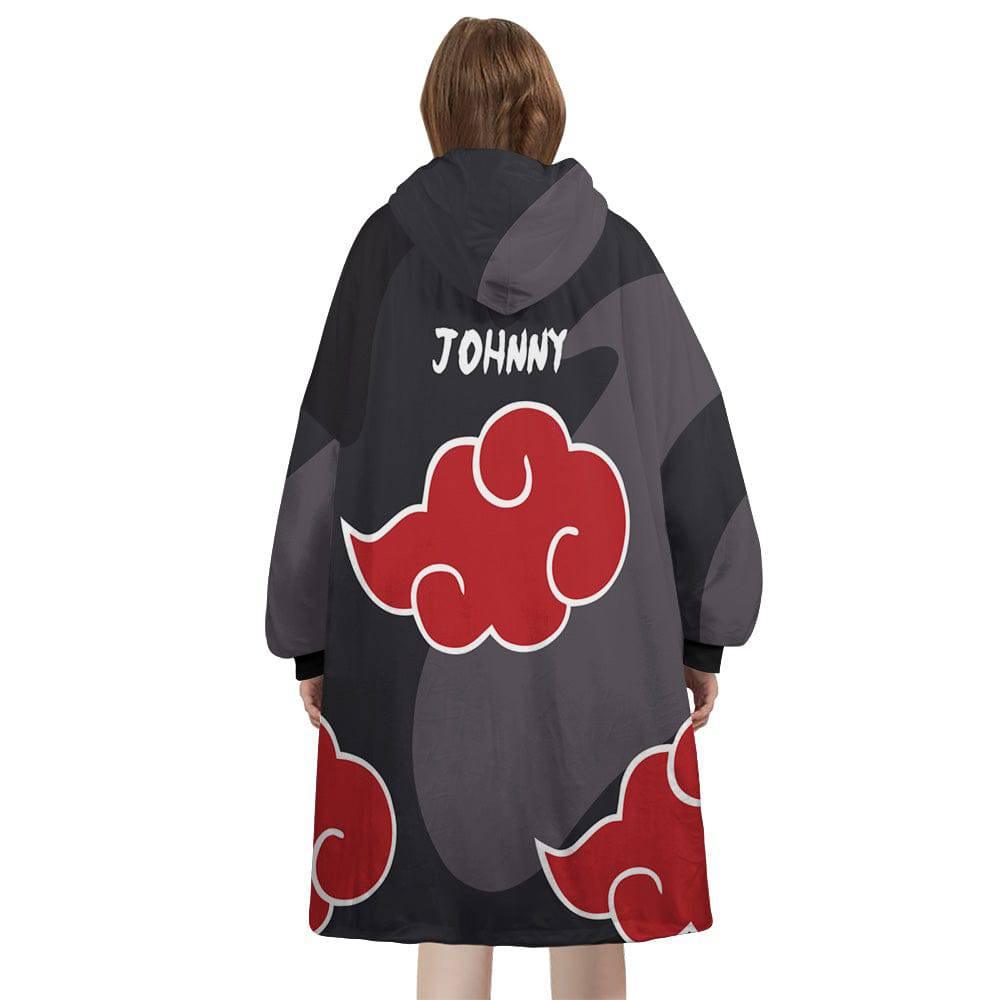 Personalized Cloud Anime Snug Oversized Wearable Hoodie Blanket