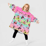 Personalized Fairy Tale Princess Halloween Snug Oversized Wearable Hoodie Blanket