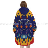 Personalized Harley Quinn Suicide Squad 2 Halloween Snug Oversized Wearable Hoodie Blanket