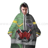 Personalized Kamen Rider Snug Oversized Wearable Hoodie Blanket