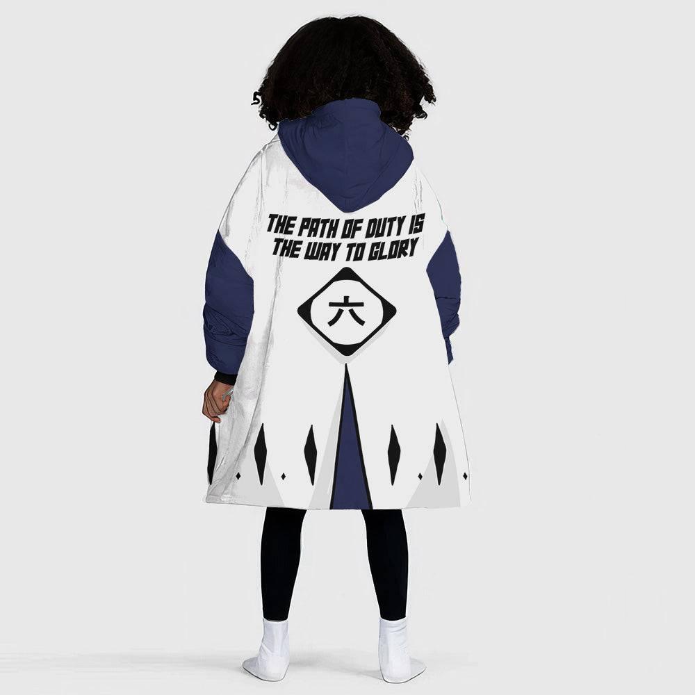 Personalized Kuchiki Byakuya - Bleach Snug Oversized Wearable Hoodie Blanket