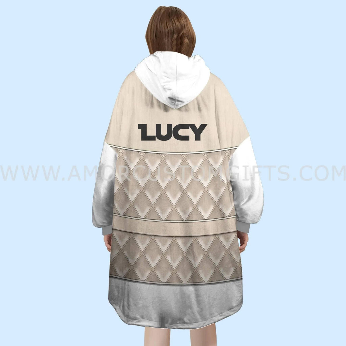 Personalized Leia Organa Space Wars Snug Oversized Wearable Hoodie Blanket