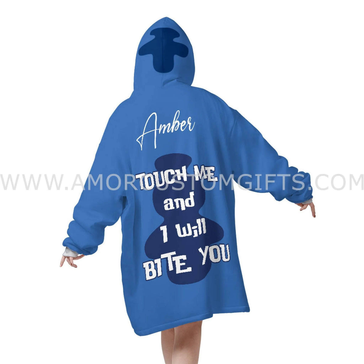 Personalized Lilo & Stitch Snug Oversized Wearable Hoodie Blanket