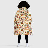 Personalized Magic Mouse Halloween Snug Oversized Wearable Hoodie Blanket