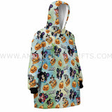 Personalized Princess Magic World Halloween Snug Oversized Wearable Hoodie Blanket